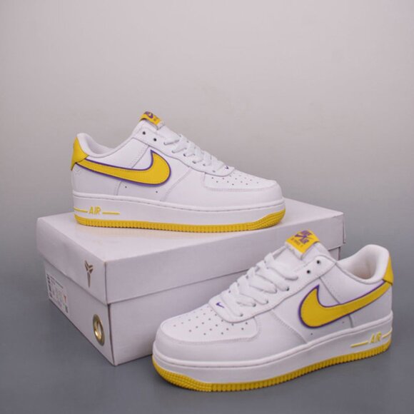 Nike Air Force 1 Low Retro QS Kobe Bryant Lakers Home - Picture 1 of 9